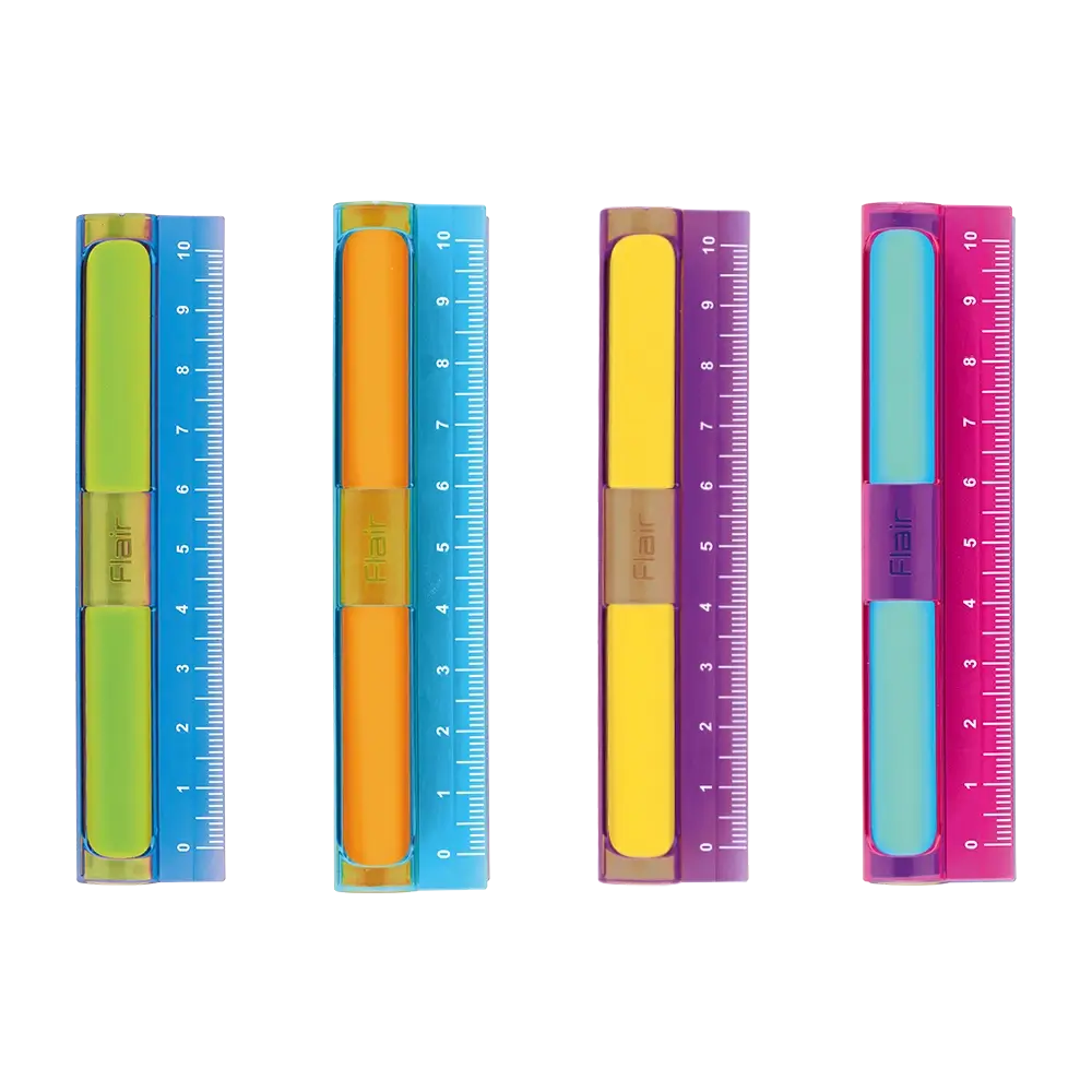 Régua + Borracha Flair - Display C/30 un - Tris - Imagem 2