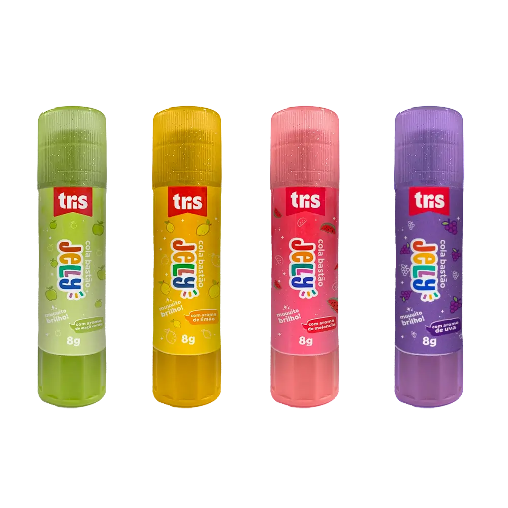 Cola Bastão Jelly - Tubo 8g - Display C/12 un - Tris - Imagem 2