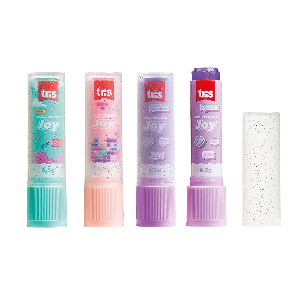 Cola Bastão Joy - Tubo 6,5g - Display C/ 12 un - Tris - Imagem 2