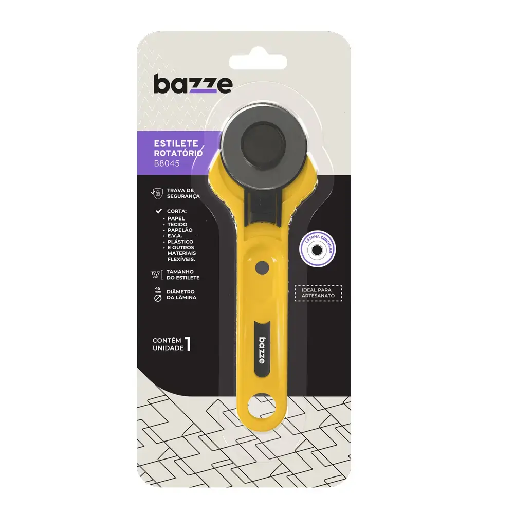 Estilete Rotatório B8045 - Cartela C/1 un - Bazze - Imagem 1