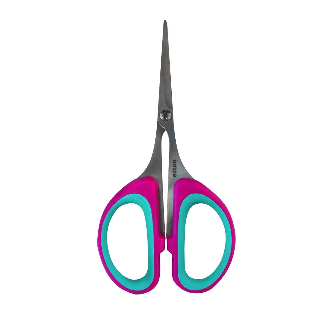 Tesoura de Precisão B8211 - 10,5cm - Cartela C/ 1 un - Bazze - Imagem 2