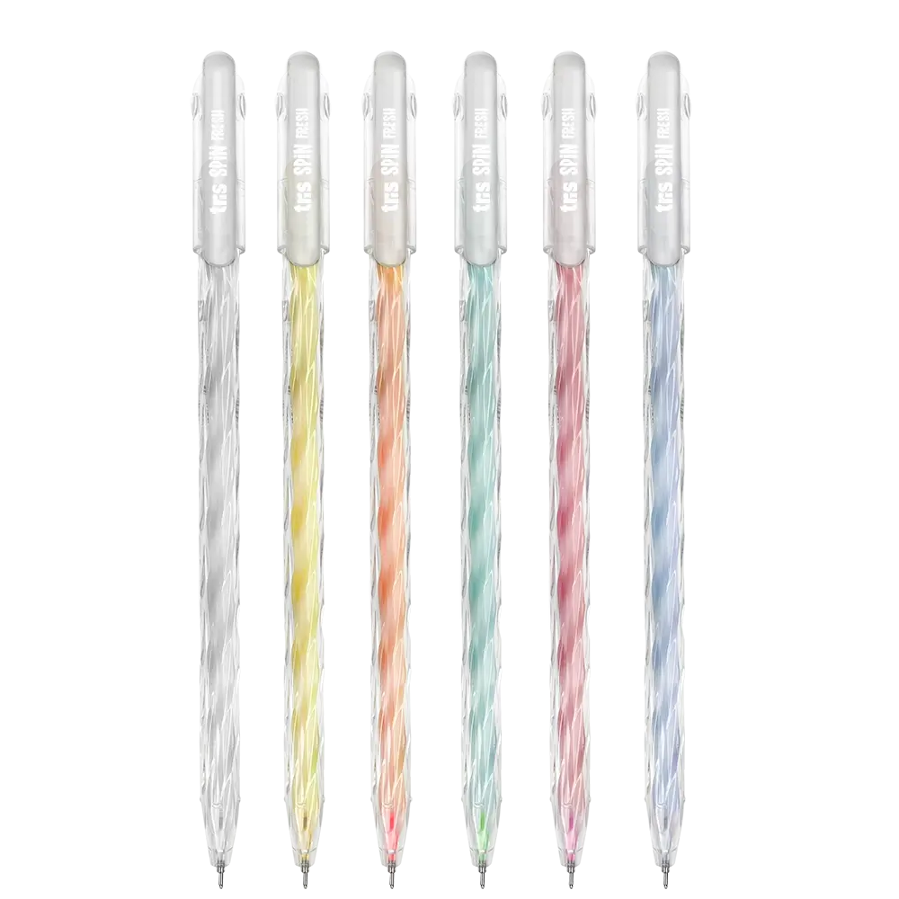 Caneta Gel Spin Fresh - 0.6mm - Display C/ 24 un - Tris - Imagem 2