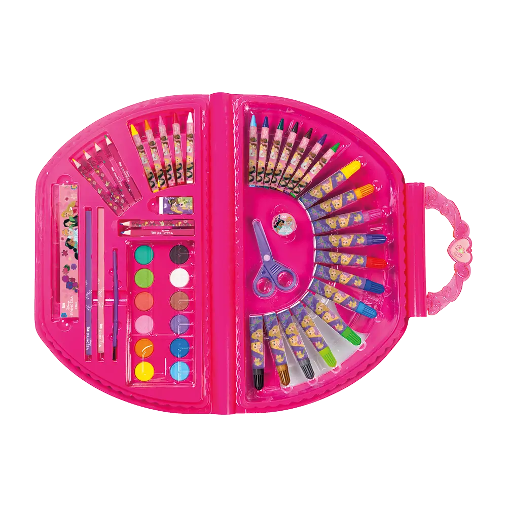 Kit Maleta Artistica - 50 peças - Princesas - Imagem 2