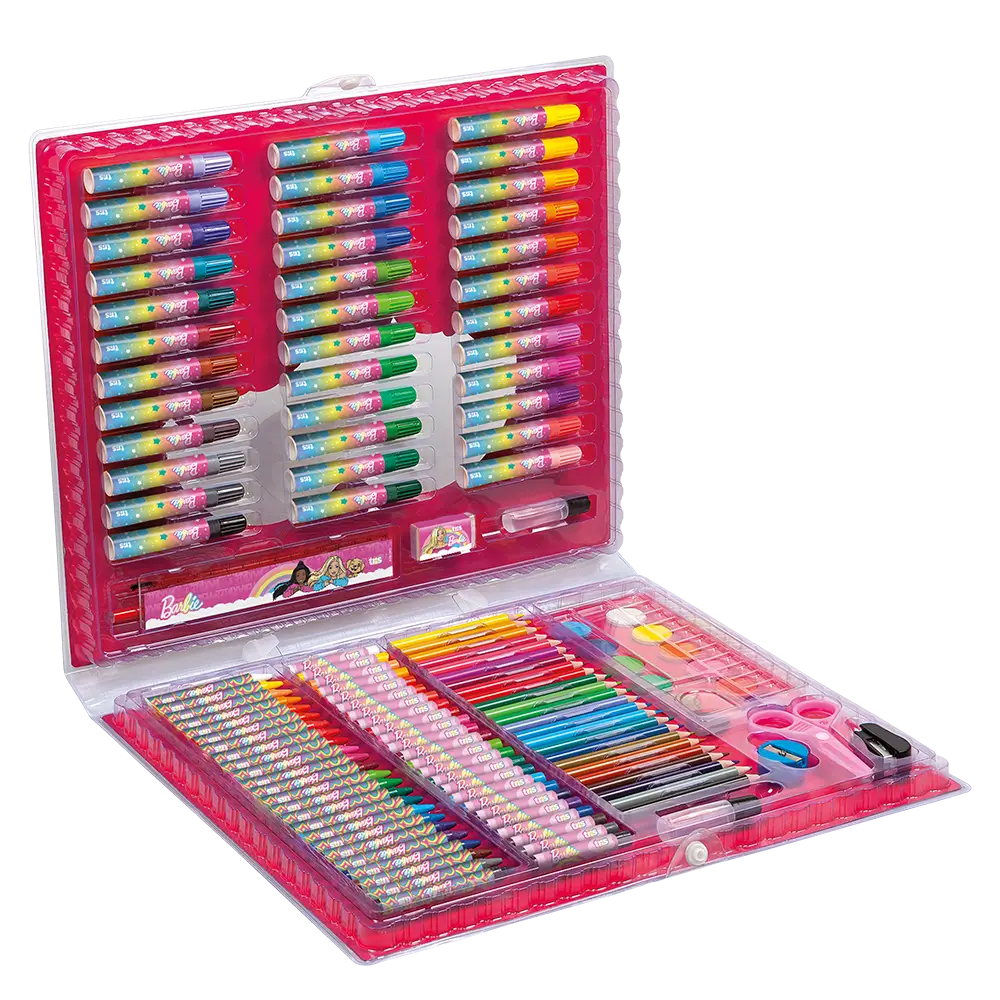 Kit Maleta Artistica - 150 peças - Barbie - Imagem 2