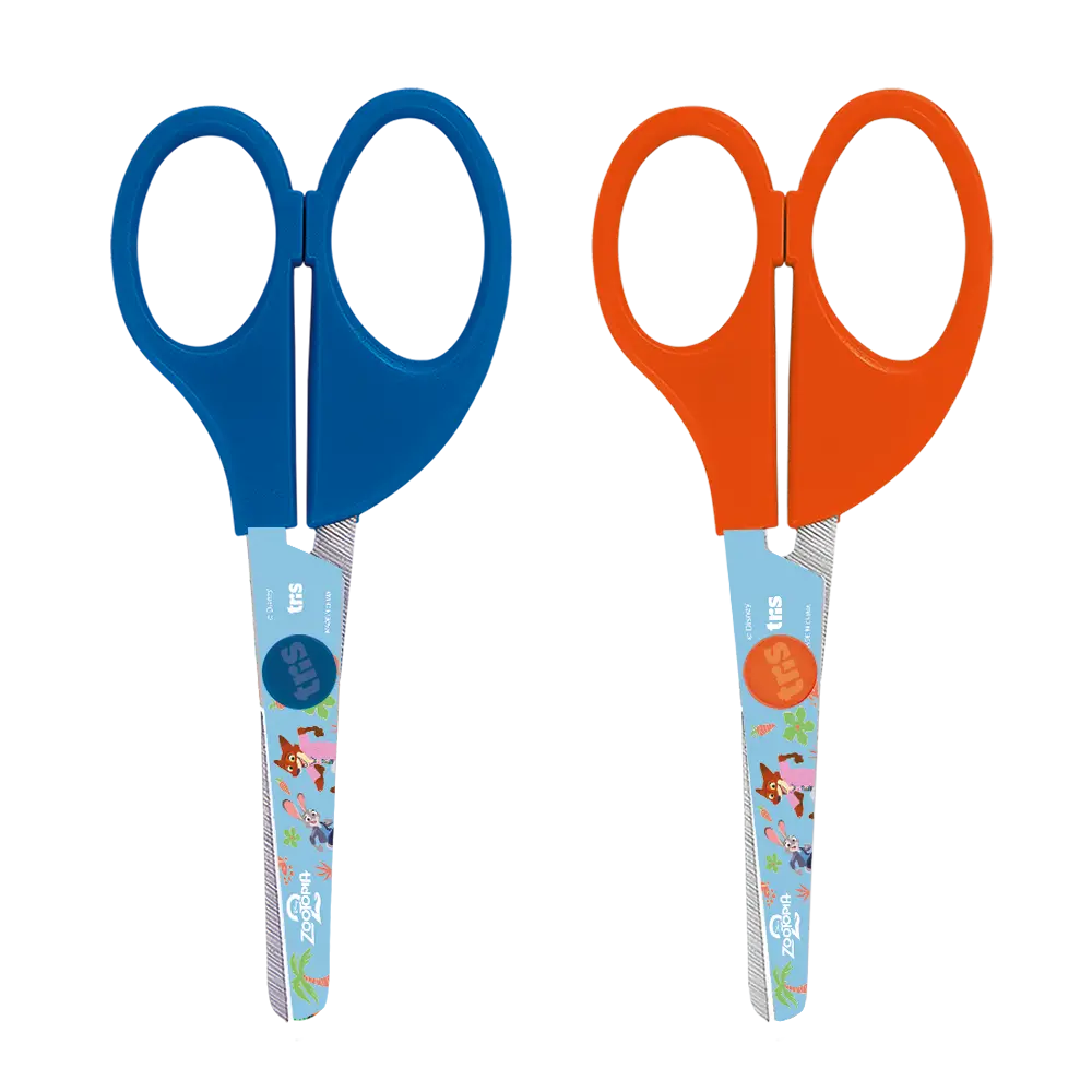 Tesoura Escolar - Lâmina Decorada - 13cm - Cartela C/1 un - Zootopia - Imagem 2