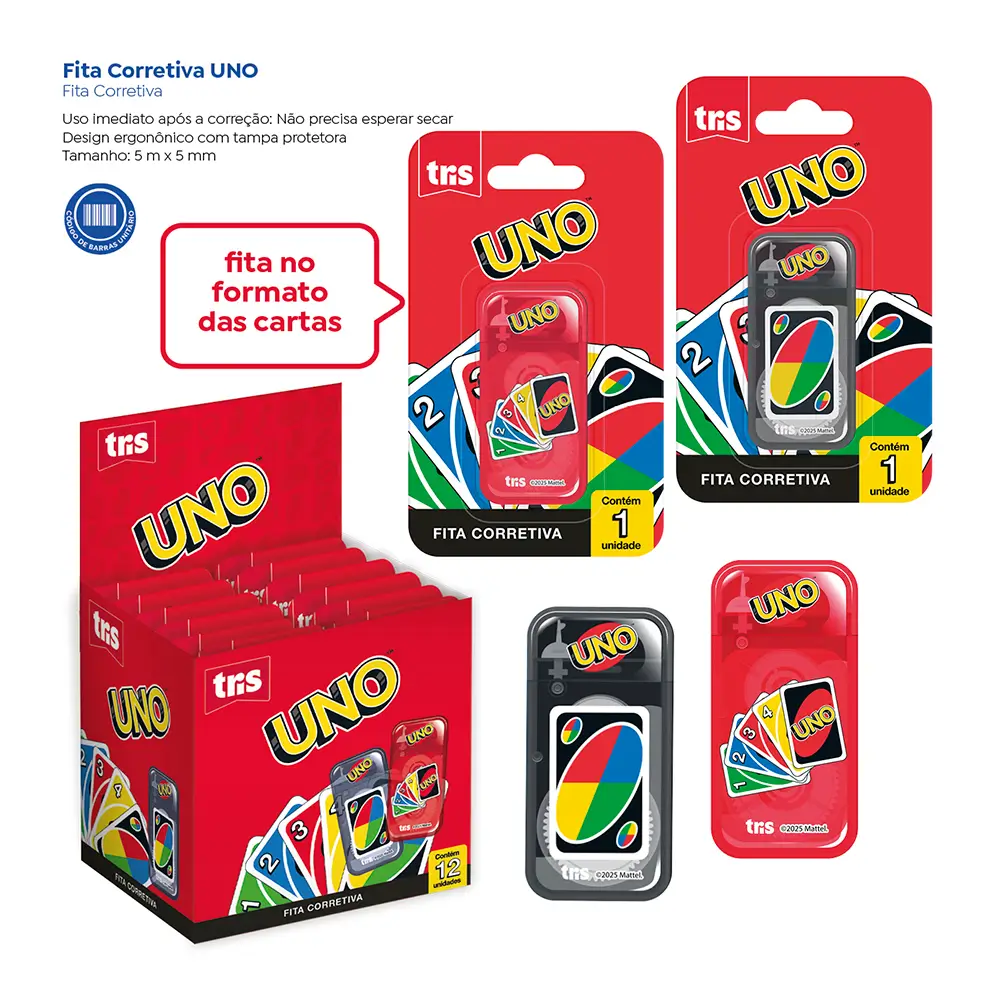 Fita Corretiva - Cartela C/1 un - Uno - Imagem 5