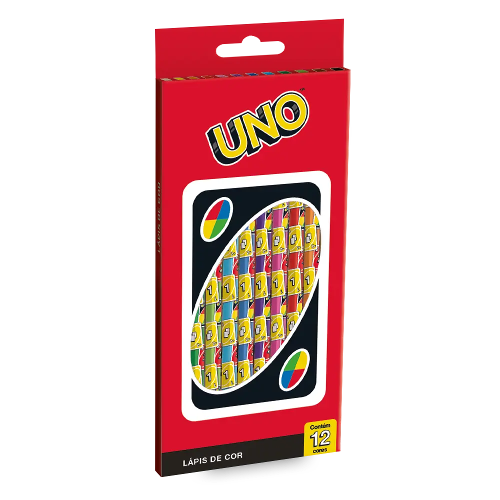 Lápis de Cor - 12 Cores - Uno - Imagem 1