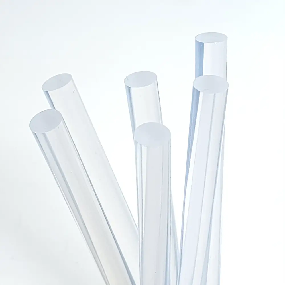 Bastão de Cola Quente Grossa - Silicone Transparente - Pacote C/ 6 un -Bazze - Imagem 3