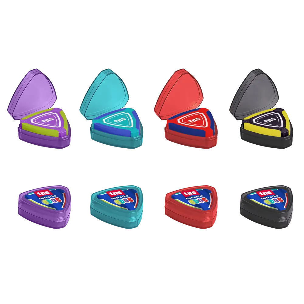 Borracha Edge - Com Estojo - Display C/ 24 un - Tris - Imagem 2