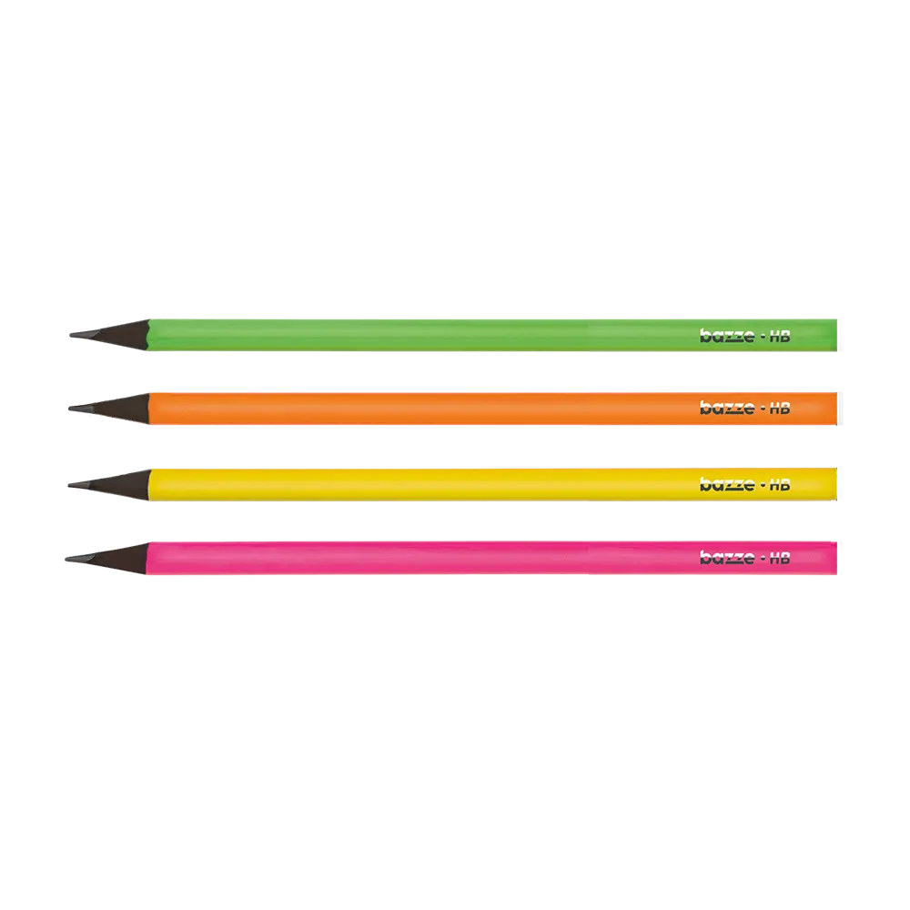 Lápis Grafite Super Eco Neon - HB - Pote 72 un - Bazze - Imagem 2