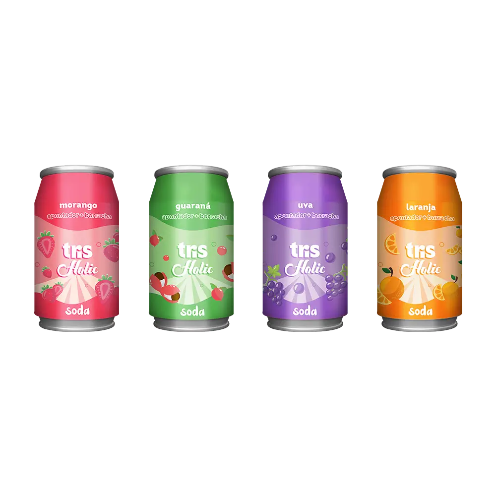 Apontador Com Depósito + Borracha Soda Holic Lanchinhos - Cores Sortidas- Display C/16 un - Tris - Imagem 2