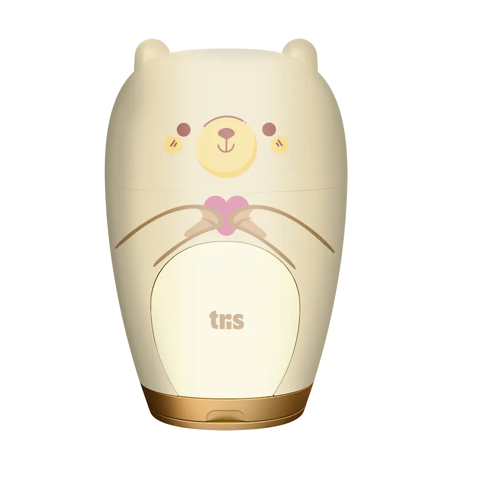 Apontador Duplo com Depósito + Borracha Ursinho - Cores Sortidas -Display C/16 un - Tris - Imagem 4