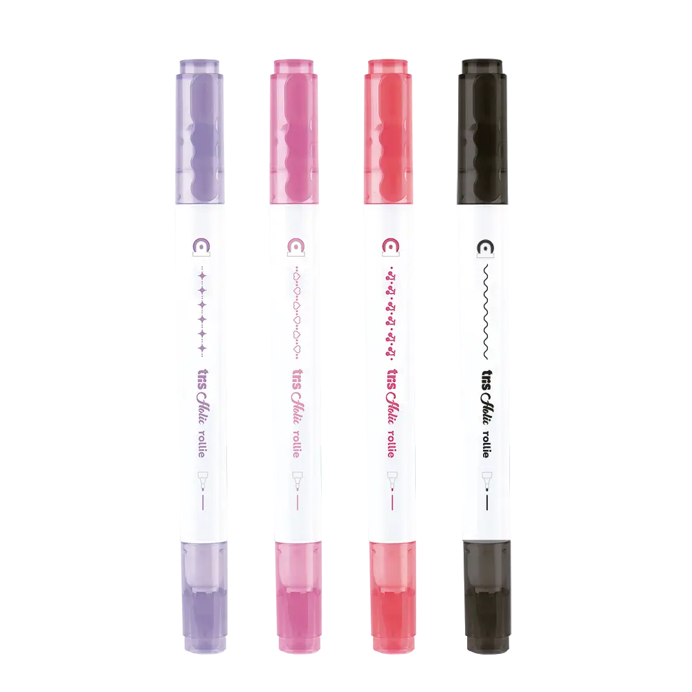 Caneta Superfina com Carimbo Rollie Holic Charm - 0.4mm - Display C/ 24un - Tris - Imagem 2