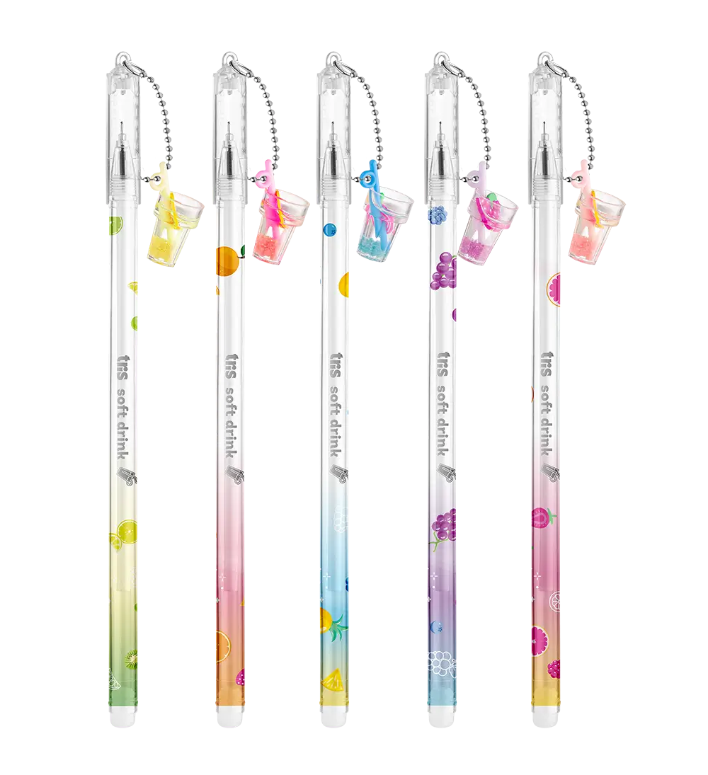 Caneta Gel Soft Drink Holic Lanchinhos - Cores Sortidas - 0.7mm -Display C/ 15 un - Tris - Imagem 2