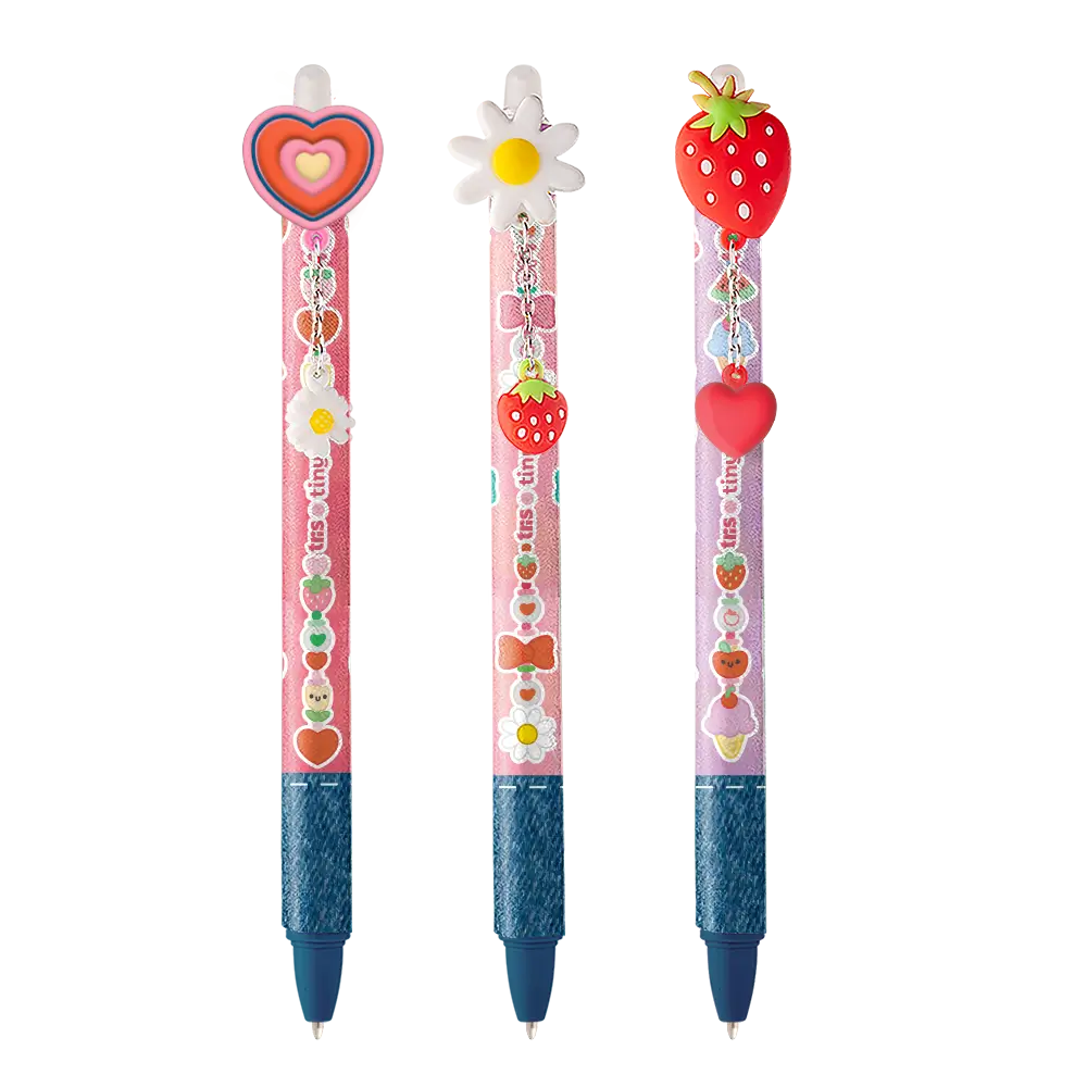 Caneta Gel Apagável Retrátil Tiny Holic Charm - 0.7mm - Display C/ 15 un- Tris - Imagem 2