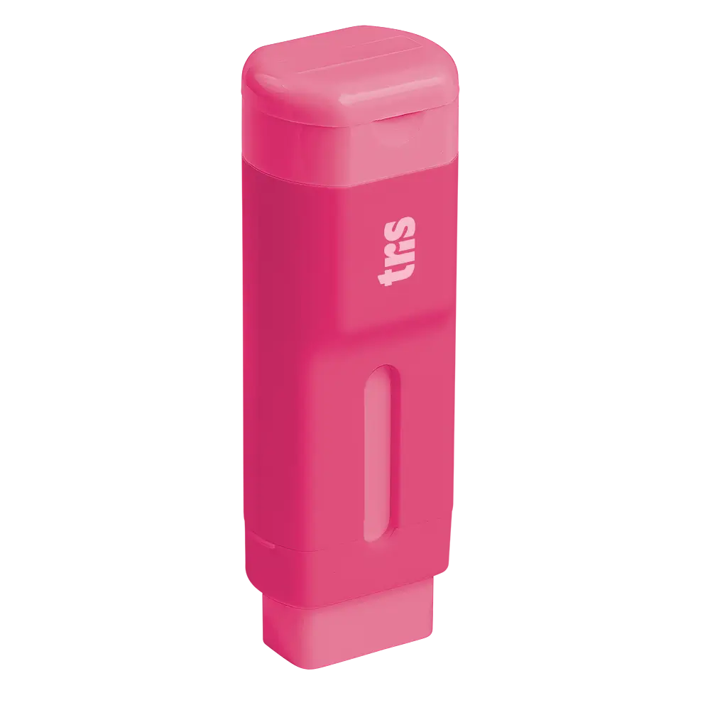 Caneta Borracha + Apontador com Depósito Holic All Rosé - Display C/ 12un - Tris - Imagem 2