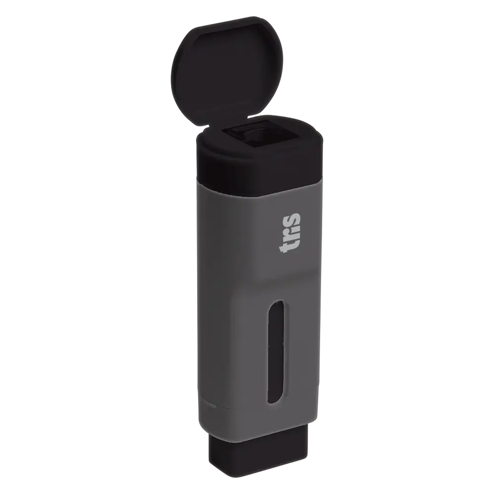 Caneta Borracha + Apontador com Depósito Holic All Black - Display C/ 12un - Tris - Imagem 3