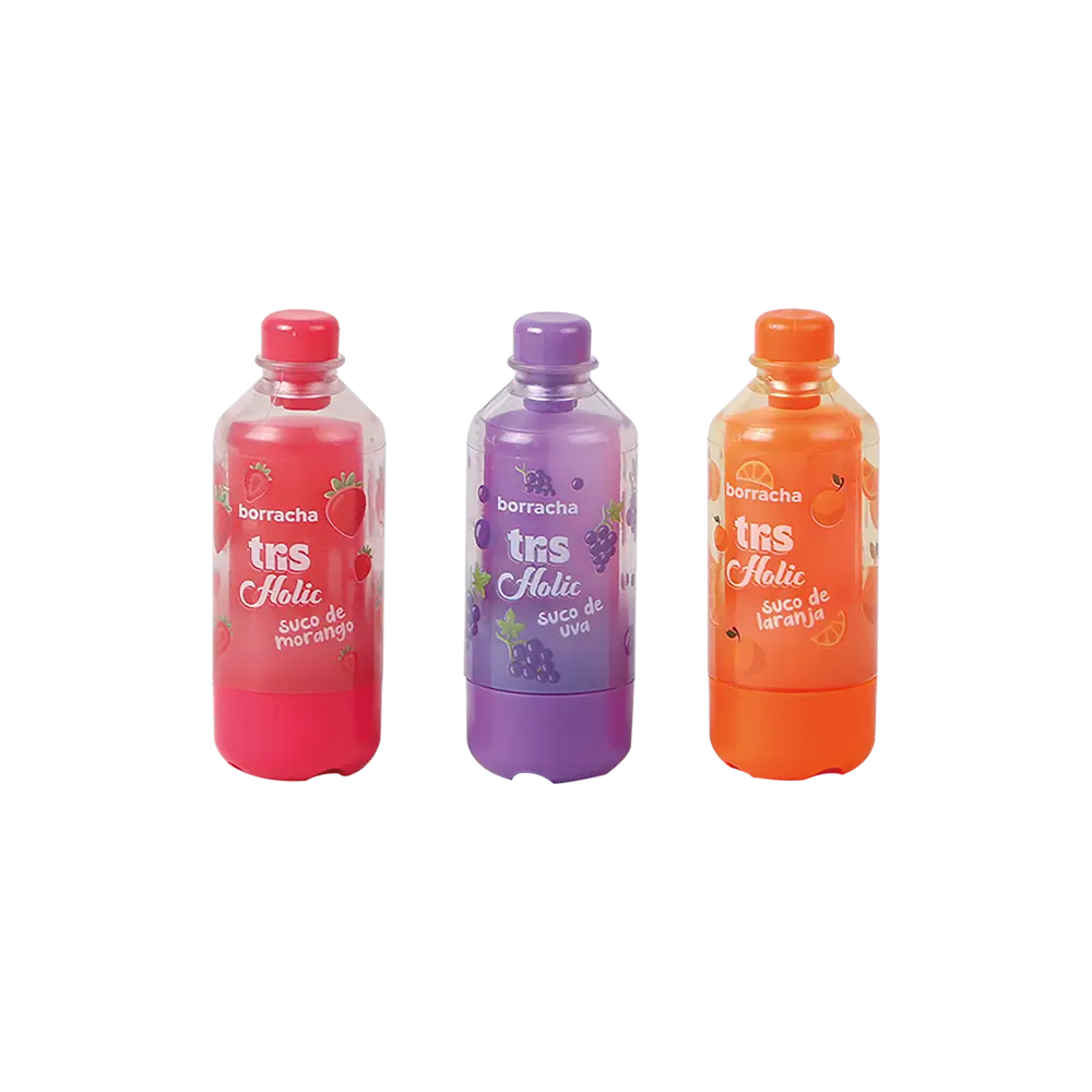 Borracha Suquinho Holic Lanchinhos - Cores Sortidas - Display C/ 24 un-Tris - Imagem 2