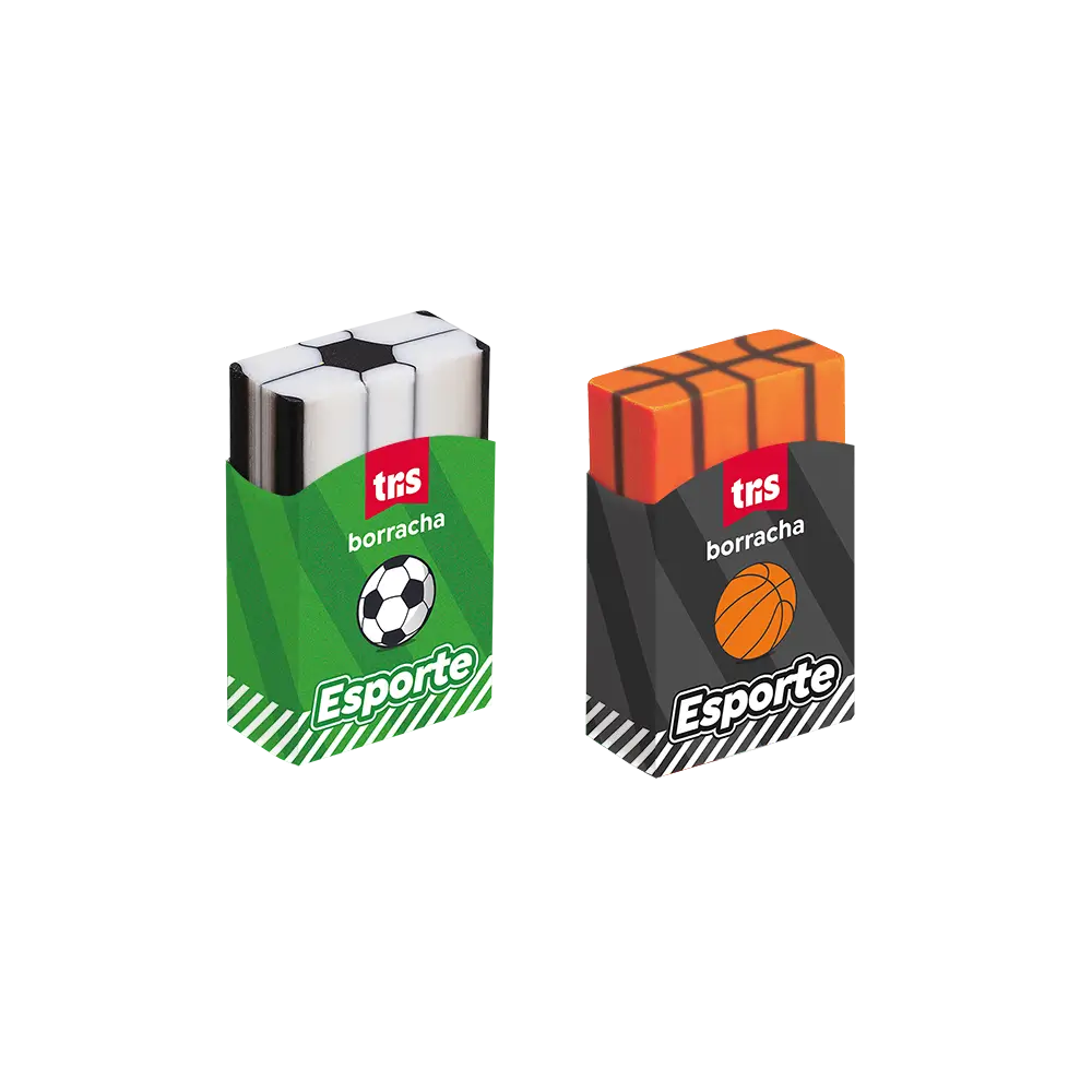 Borracha Esporte - Display C/ 24 un - Tris - Imagem 2