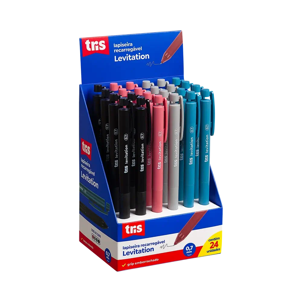 Lapiseira Levitation - 0.7mm - Display C/ 24 un - Tris - Imagem 1