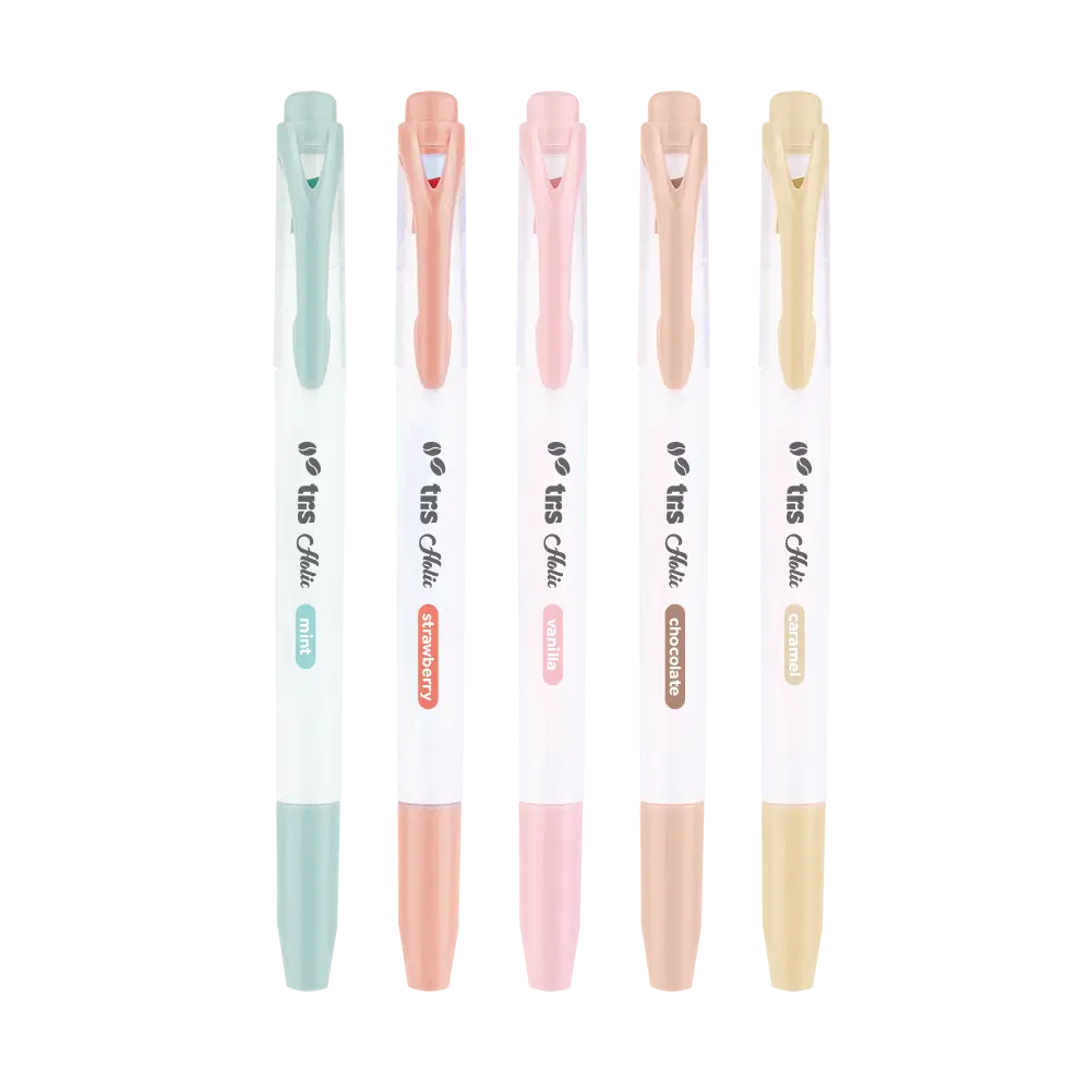 Marca-texto Frappuccino Holic Coffee Shop - Conjunto C/ 5 un - Tris - Imagem 2