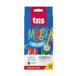 Lápis de Cor Mega Soft Color - 12 Cores + 1 Lápis Rainbow - Tris - Thumbnail 1