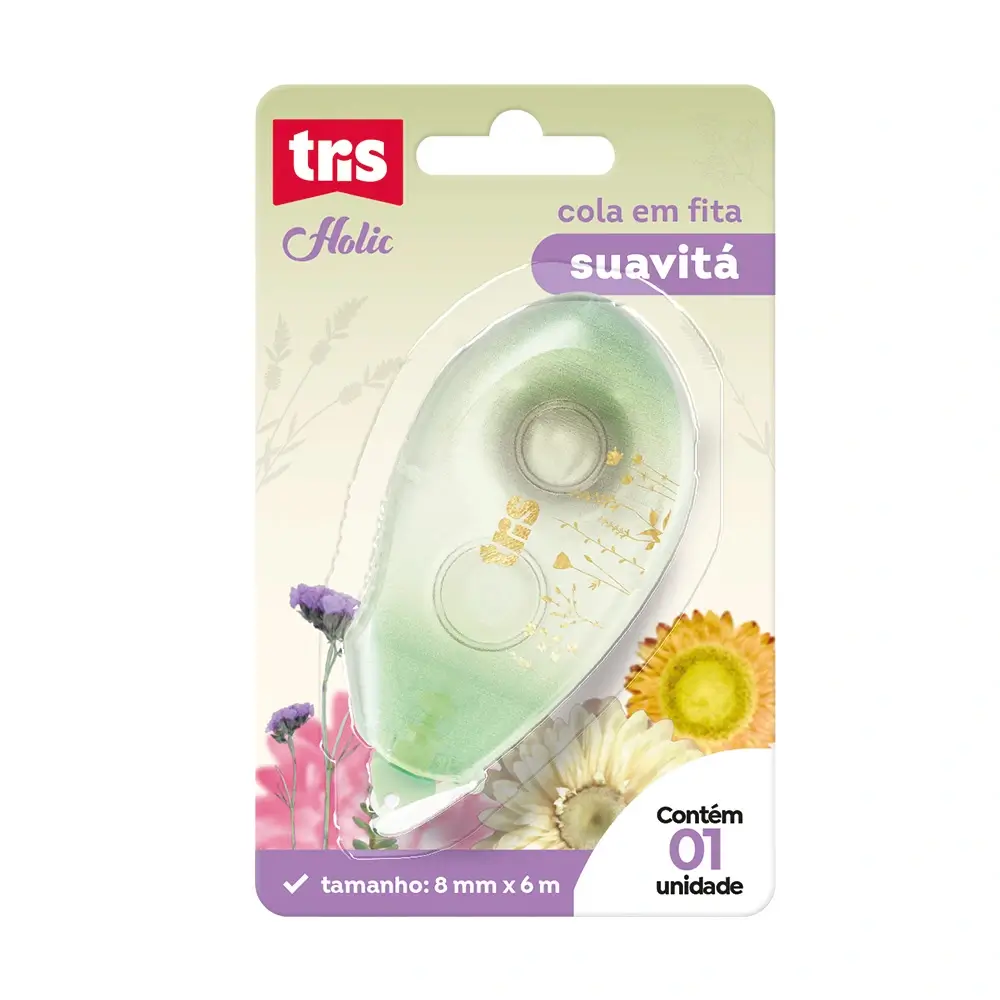 Cola em Fita Suavitá Holic Delicata - 6mx8mm - Cartela C/ 1 un - Tris - Imagem 4