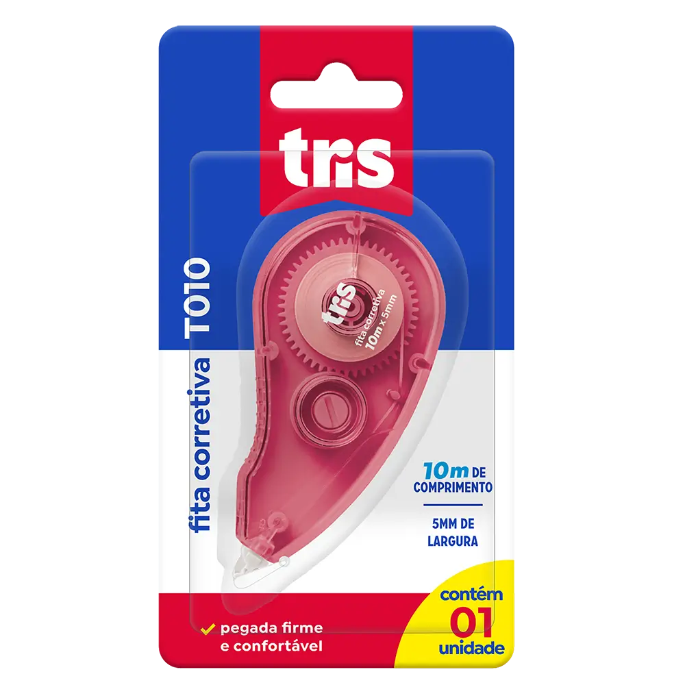 Fita Corretiva T010 - 10mx5mm - Cartela C/1 un - Tris - Imagem 2