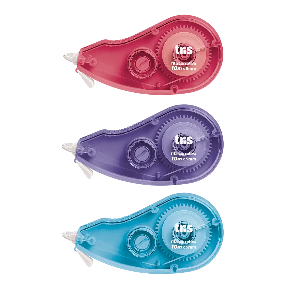 Fita Corretiva T010 - 10mx5mm - Cartela C/1 un - Tris - Imagem 3
