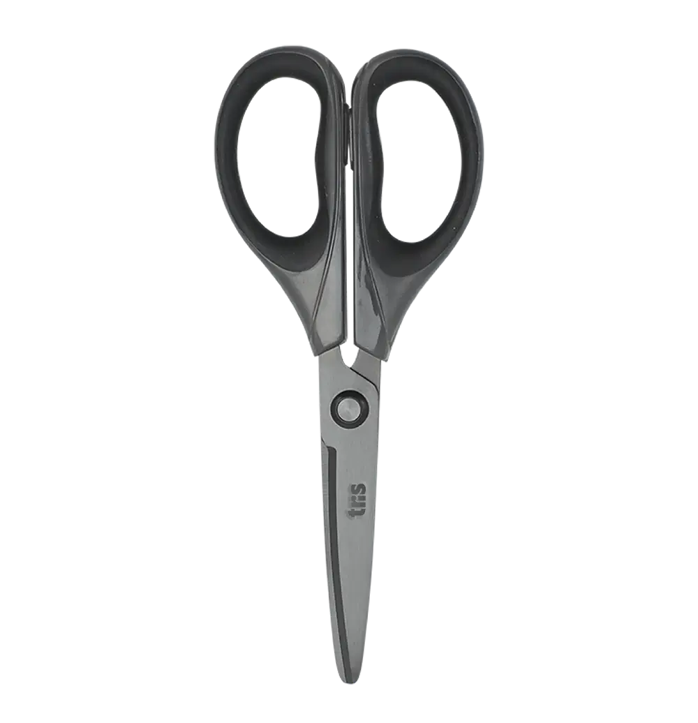 Tesoura Multifuncional Holic All Black - 17,5 cm - Lâmina de Titânio -Cartela C/ 1 un - Tris - Imagem 2