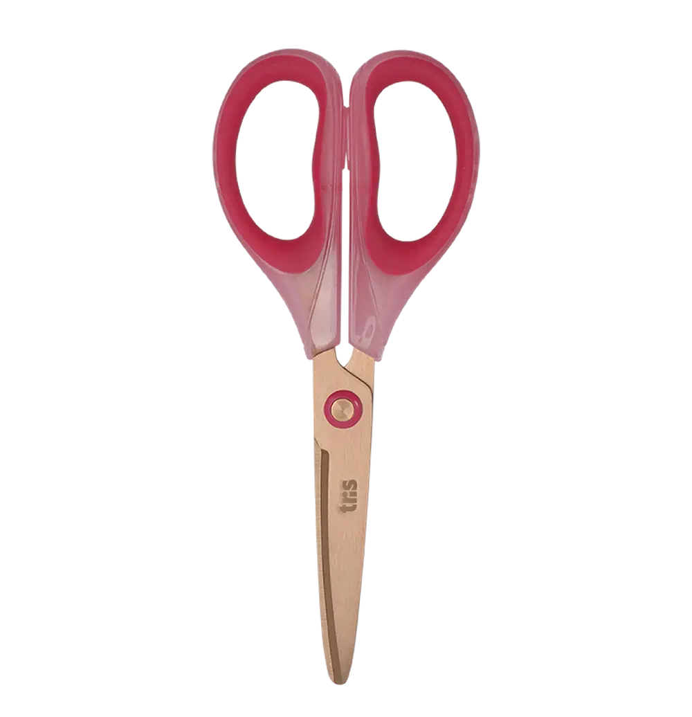 Tesoura Multifuncional Holic All Rosé - 17,5 cm - Lâmina de Titânio -Cartela C/ 1 un - Tris - Imagem 2