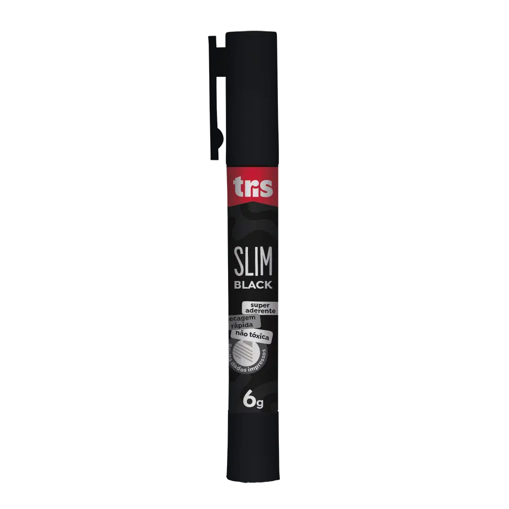 Cola Bastão Slim Black - 6g - Display C/ 12 un - Tris - Imagem 2