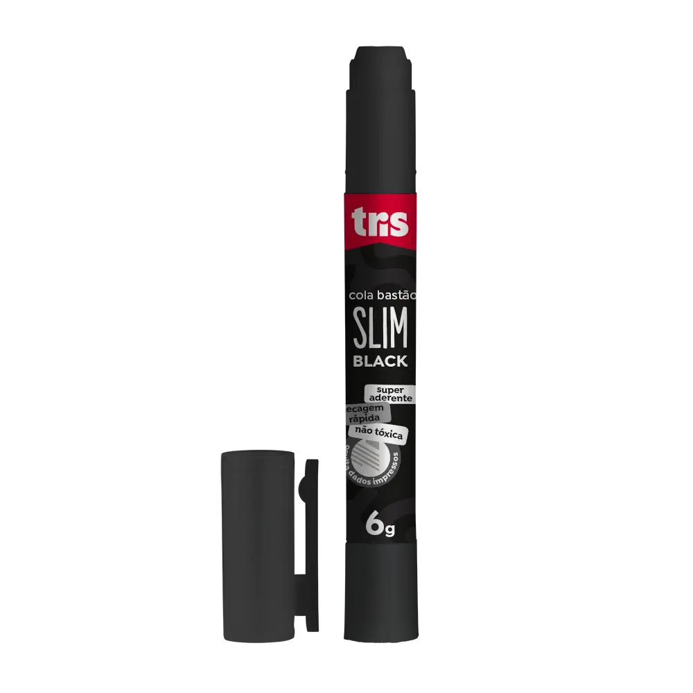 Cola Bastão Slim Black - 6g - Display C/ 12 un - Tris - Imagem 3