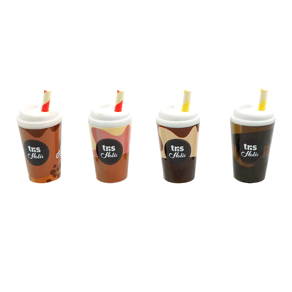 Borracha Coffee Cup Holic Coffee Shop - Display C/ 24 un - Tris - Imagem 2