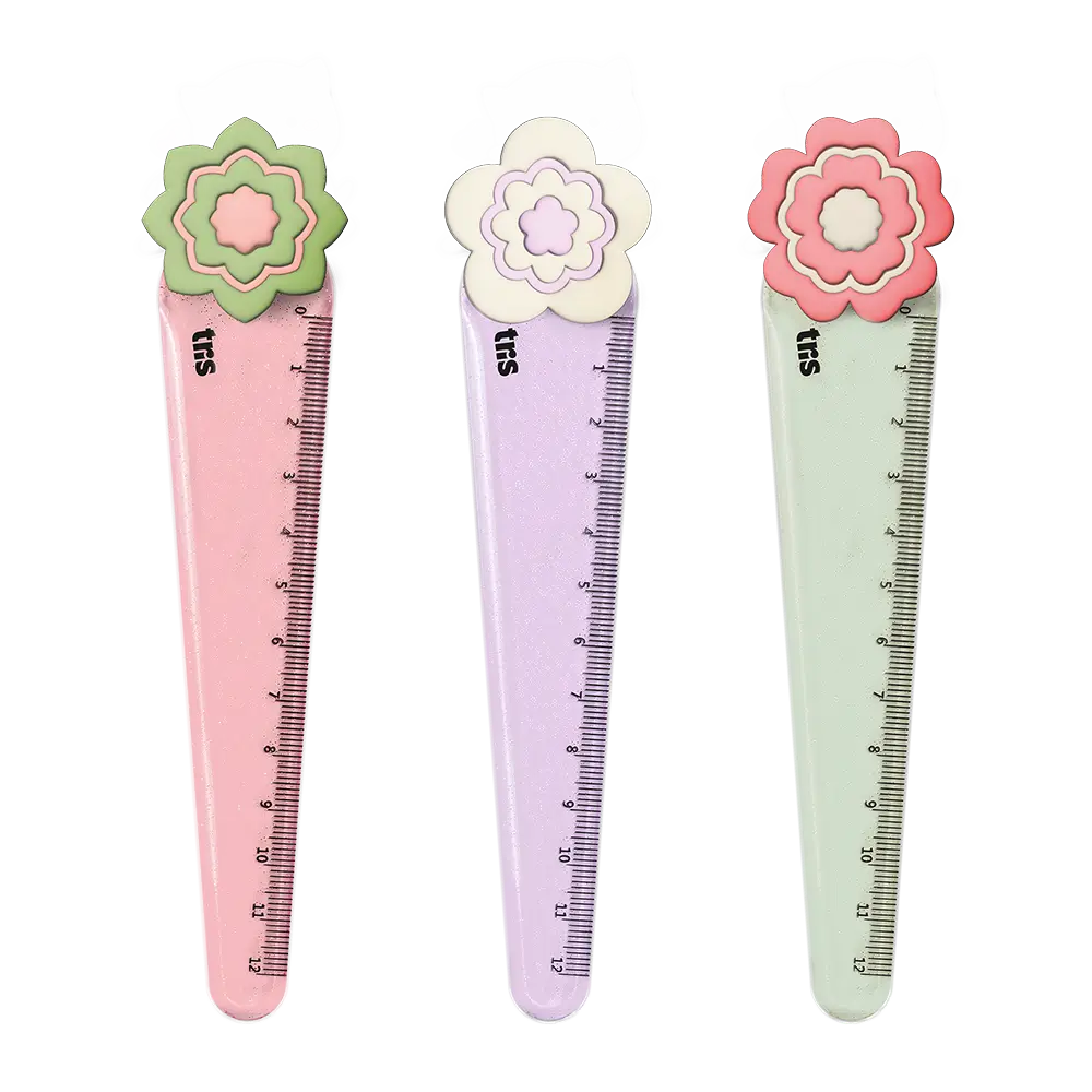 Régua Plástica Linea Holic Delicata - 12cm - Pote C/ 24 un - Tris - Imagem 3