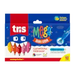 Imagem do produto hidrocor tamanho super jumbo mega hidro color - 12 cores - tris