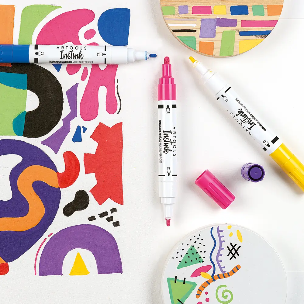Marcador Acrílico Instink - Display C/96 un - Artools - Imagem 5