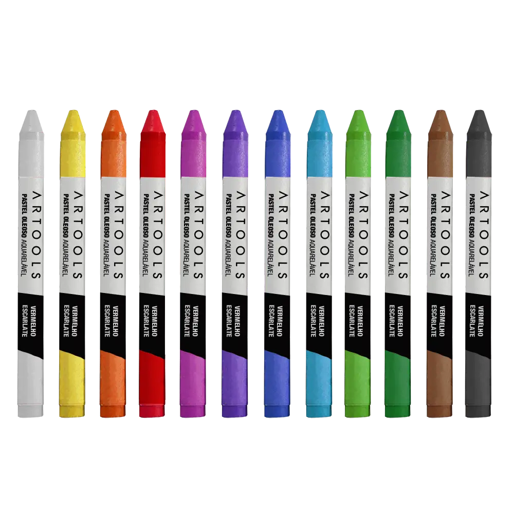 Óleo Pastel Aquarelável - Conjunto C/14 Cores - Artools - Imagem 2