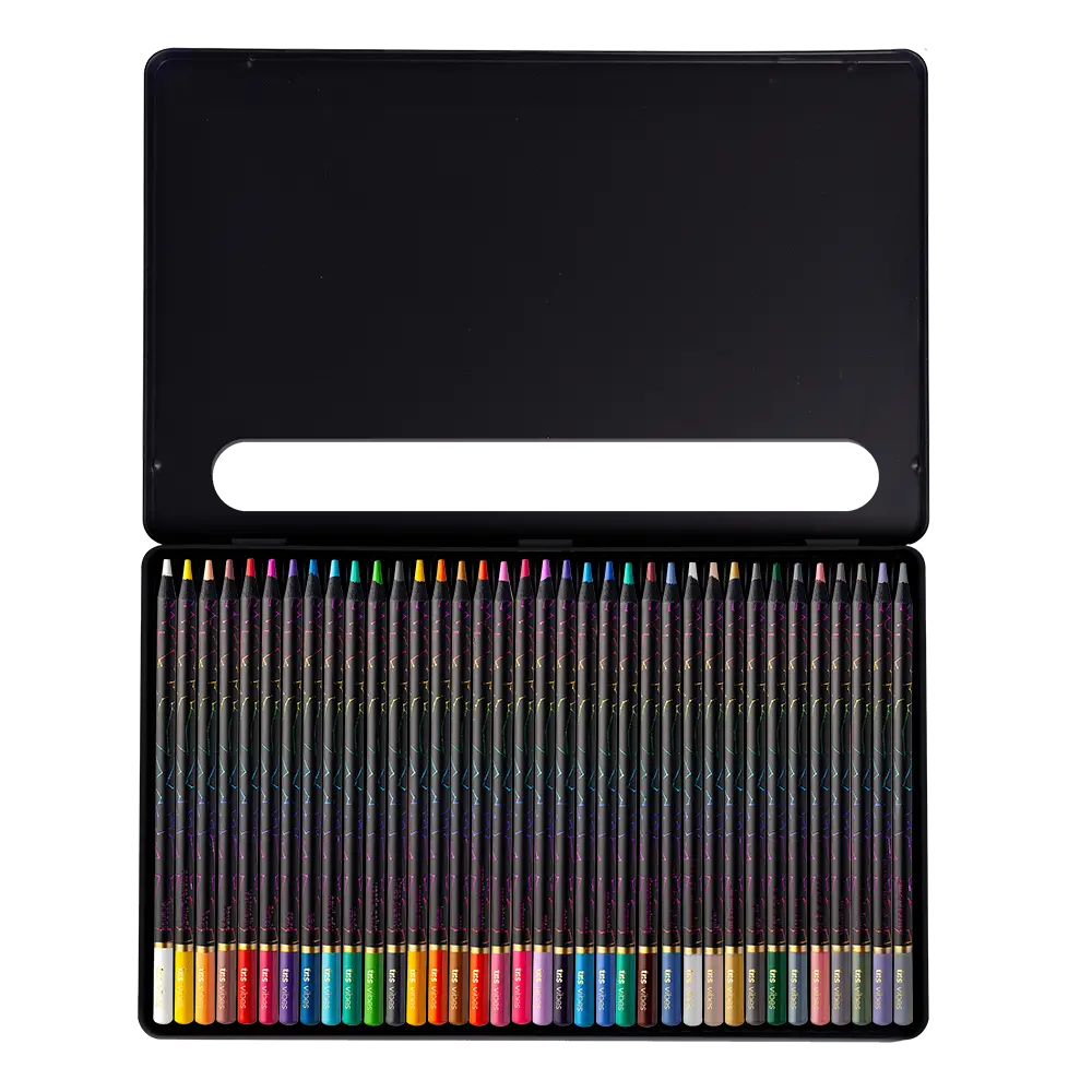 Lápis de Cor Vibes - Noturna - 72 Cores - Tris - Imagem 2