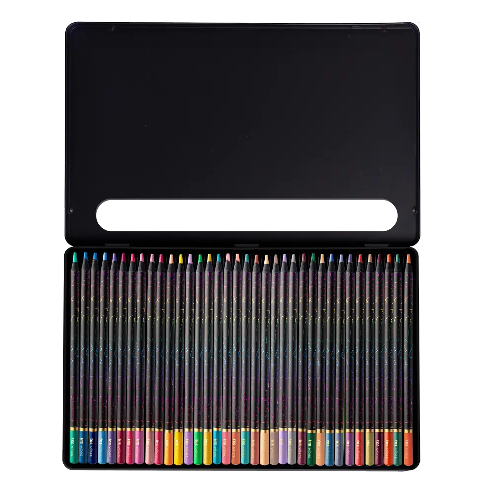 Lápis de Cor Vibes - Noturna - 72 Cores - Tris - Imagem 3