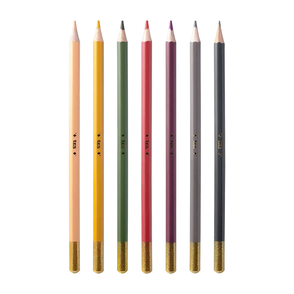 Lápis de Cor Holic Fancy - 6 Cores + 1 Lápis Grafite HB - Tris - Imagem 2