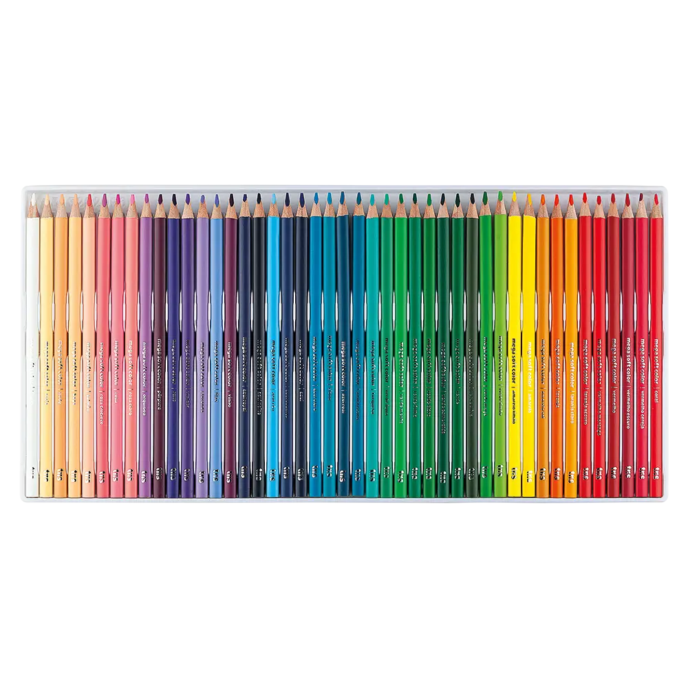 Lápis de Cor Mega Soft Color - 120 Cores - 90 Lápis de Cor - Tris - Imagem 3